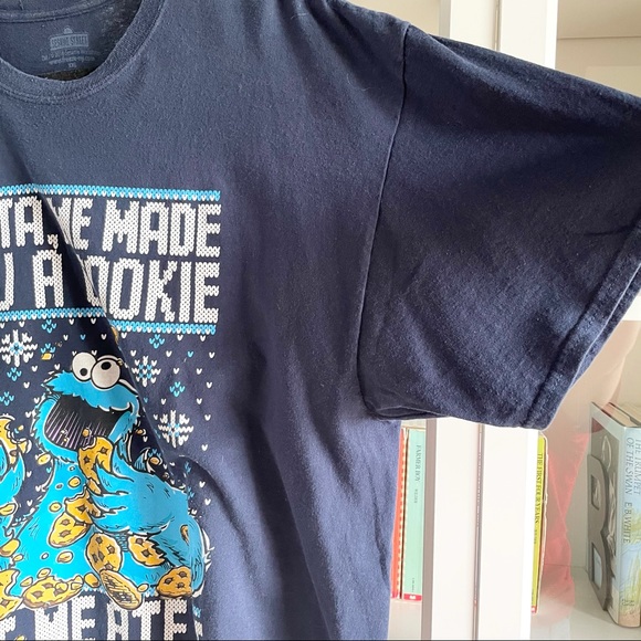 Sesame Street Cookie Monster Ugly Christmas Tee 2X - Picture 8 of 14